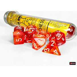 RPG Dice: Nebula Molten/White Luminary (CHX30073)