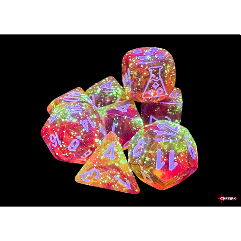 RPG Dice: Nebula Molten/White Luminary (CHX30073)