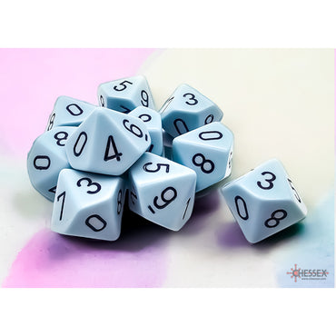 10D10 Set: Opaque Pastel Blue/Black (CHX25266)