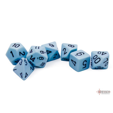 RPG Dice: Opaque Pastel Blue/Black (CHX25466)