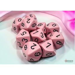 10D10 Set: Opaque Pastel Pink/Black (CHX25264)