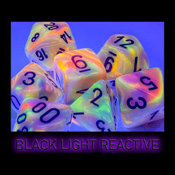 RPG Dice (Mega): Festive Circus/Black UV (CHX22442)