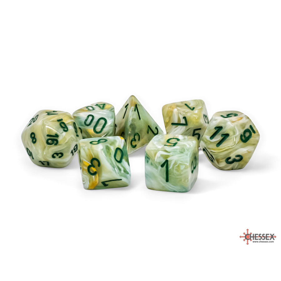 RPG Dice (Mega): Marble Green/Dark Green (CHX22409)