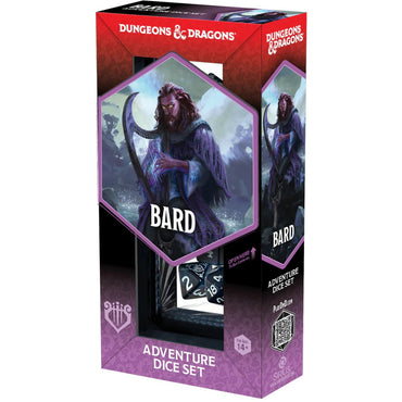 D&D Adventure Dice: Bard - Blue/Black (Sirius Dice)