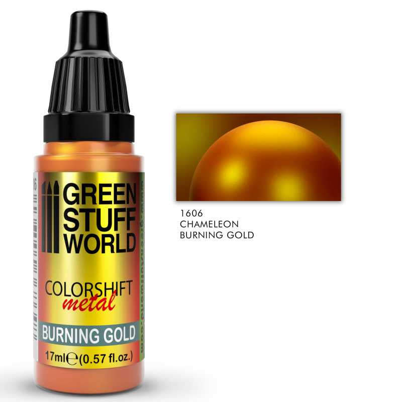 GSW: Colorshift Metal Paint - Burning Gold (17ml) #1606