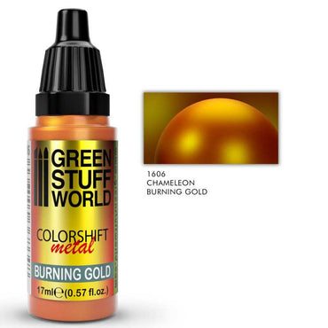 GSW: Colorshift Metal Paint - Burning Gold (17ml) #1606