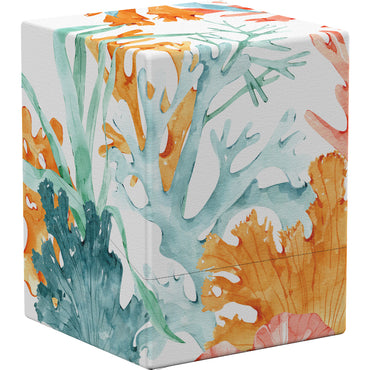 Ultimate Guard Deck Box: Floral Places - Coralline Eden (Holds 100+)