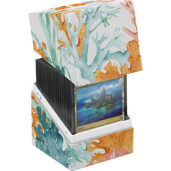 Ultimate Guard Deck Box: Floral Places - Coralline Eden (Holds 100+)