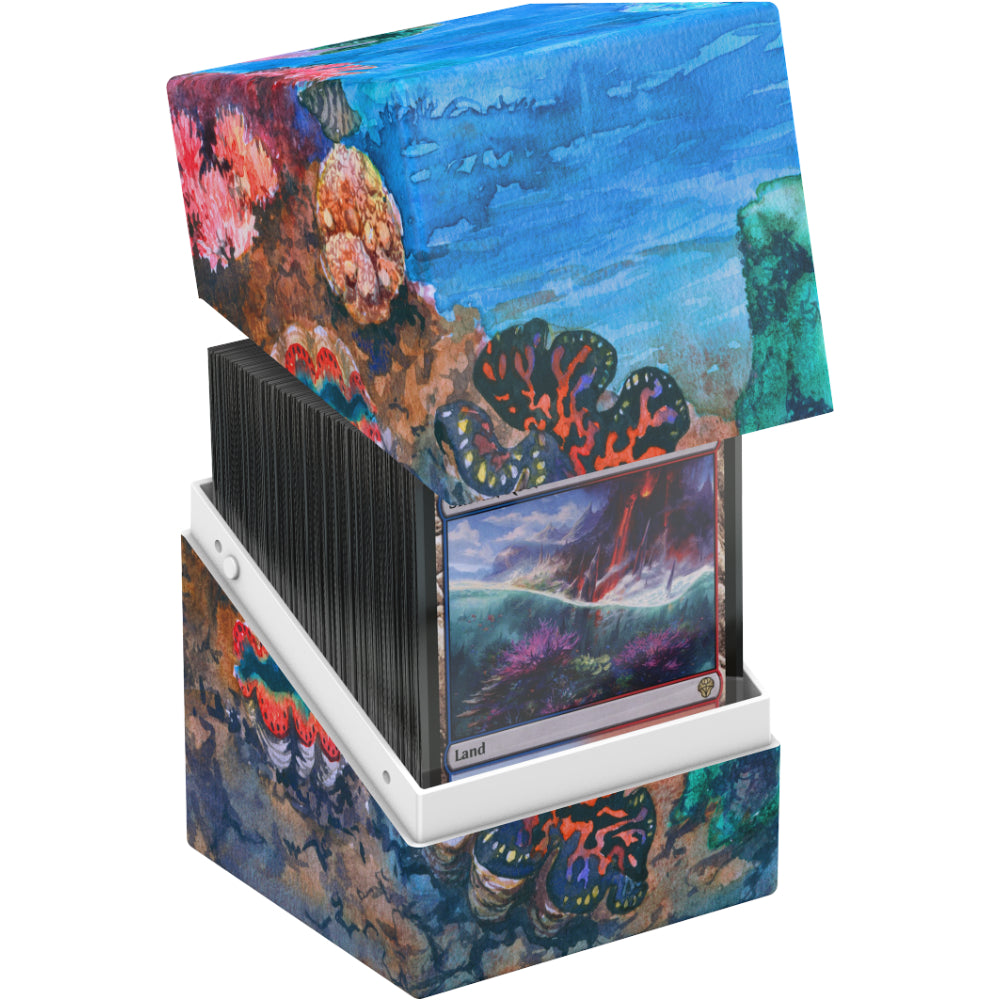 Ultimate Guard Deck Box: Coral Places - Seablue Hush (Holds 100+)