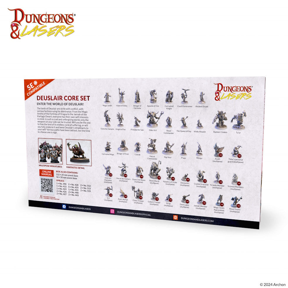 Dungeons & Lasers: Deuslair Core Set