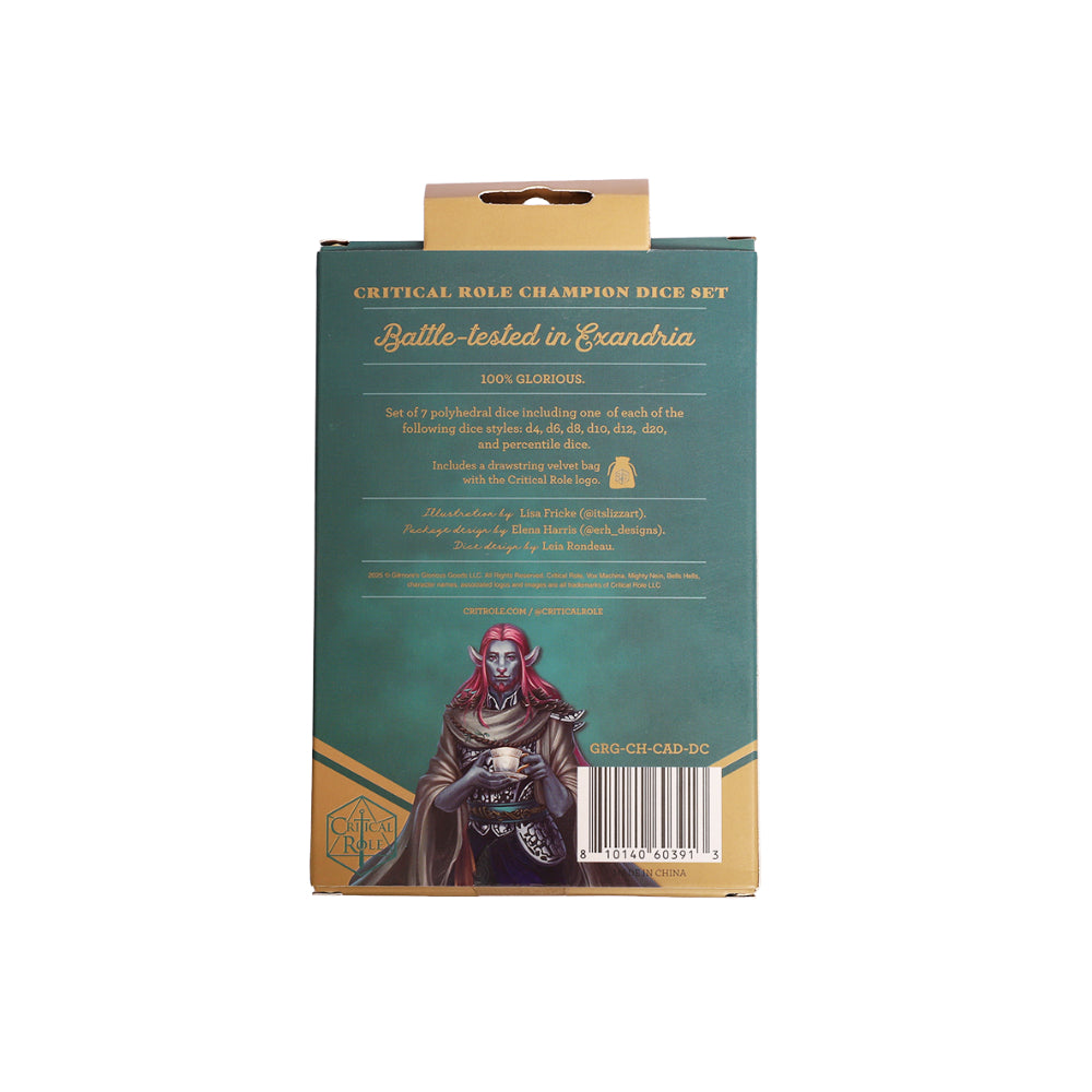Critical Role: Champion Dice Set - Caduceus Clay