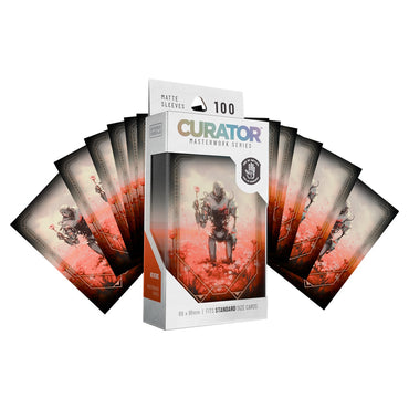 Orange Nebula Curator Sleeves: Masterworks Series - Reverie (Ninja Jo) (100 Count)