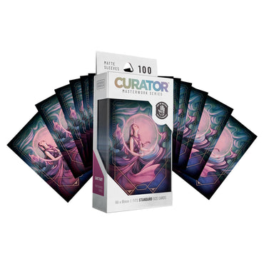 Orange Nebula Curator Sleeves: Masterworks Series - Sanctuary (Brittany Bowman) (100 Count)