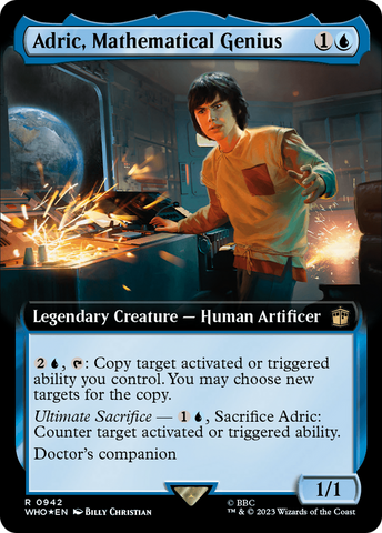 Adric, Mathematical Genius (Extended Art) (Surge Foil) [Doctor Who]