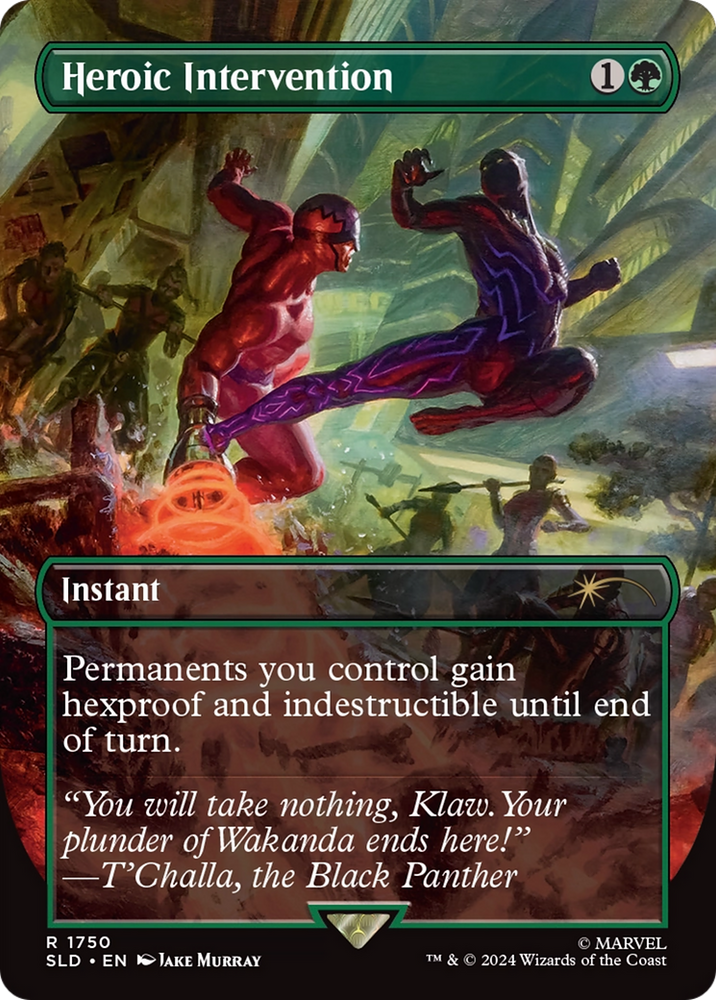 Heroic Intervention (Rainbow Foil) [Secret Lair Drop Series]