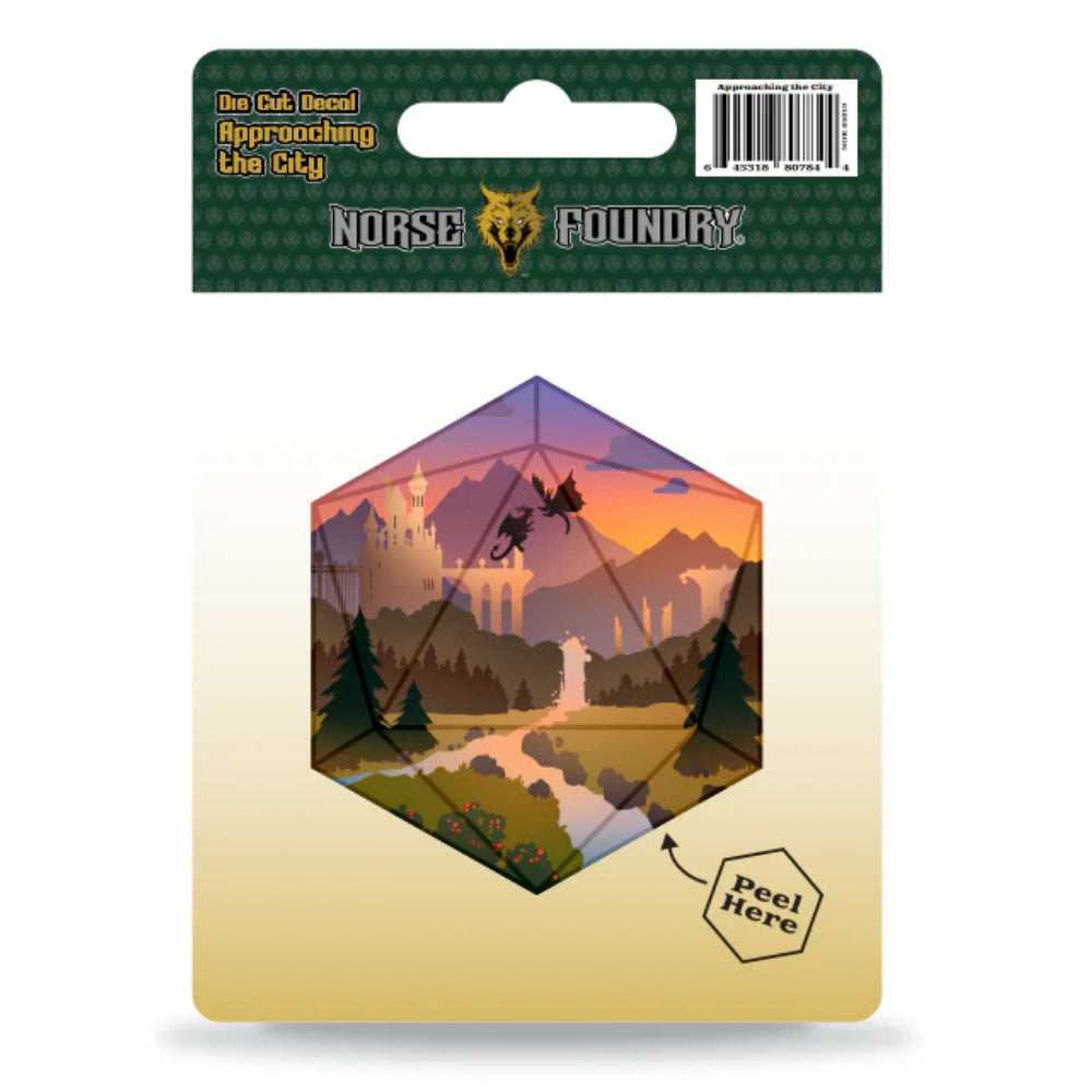 Norse Foundry Stickers: Die Cut Decal - Approaching the City