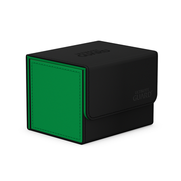 Ultimate Guard Deck Case Sidewinder Black&Green 100+