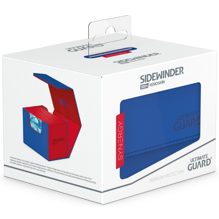 Ultimate Guard Deck Case Sidewinder Red&Blue100+