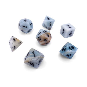 Gemstone RPG Dice: Amazonite (Norse Foundry)