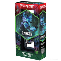D&D Adventure Dice: Ravenloft Ranger - Black/Blue (Sirius Dice)