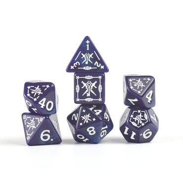 D&D Adventure Dice: Rogue - Purple (Sirius Dice)