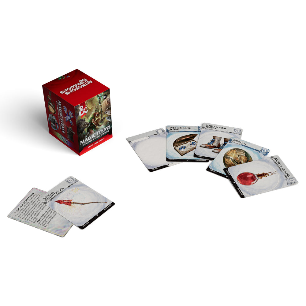 D&D: Magic Item Reference Cards - Common and Uncommon