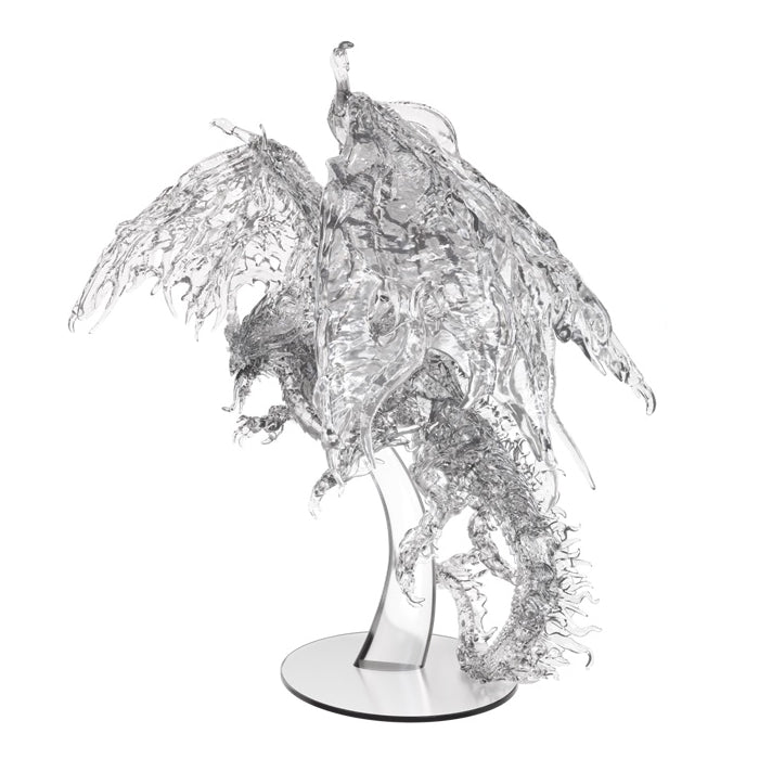 D&D Minis: Red Ghost Dragon (Unpainted, Translucent)