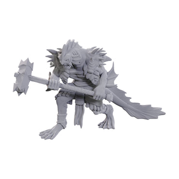 D&D Minis: Sahuagin Coral Smasher (Unpainted / WV25)