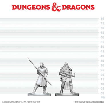 D&D Minis: Town Guards (Unpainted)