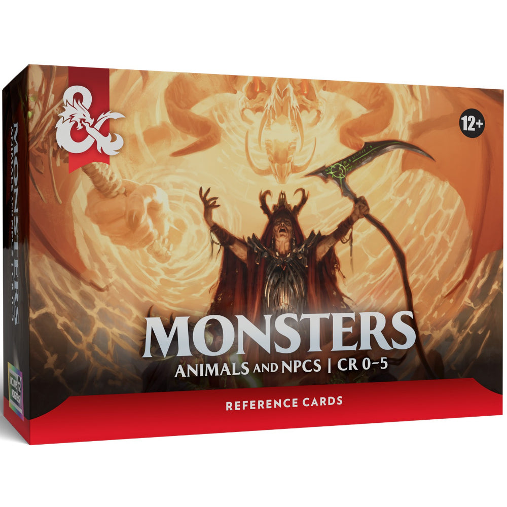 D&D: Monster Reference Cards - Animals and NPCs