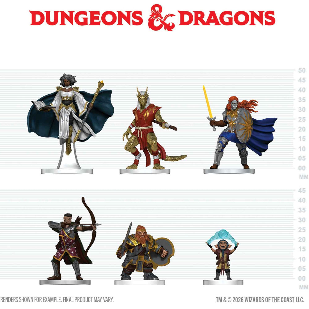 D&D Minis: Icons of the Realms - Player's Handbook Swords & Staves Starter Set