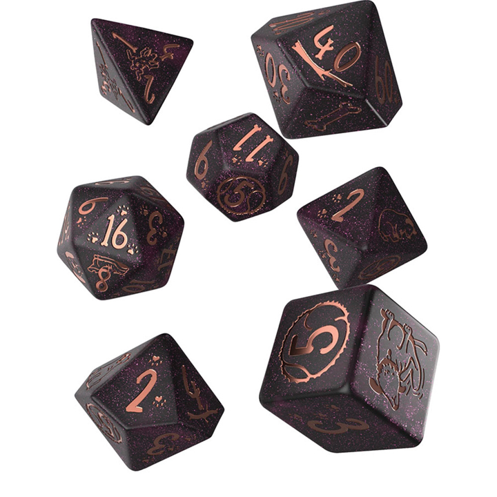 RPG Dog Dice Set Red