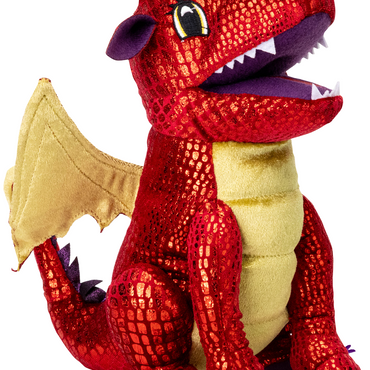 Red Dragon Plush Bag