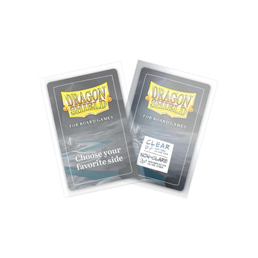 Dragon Shields: Board Game Sleeves -  Clear, American Mini (41x63mm / 100 Count)