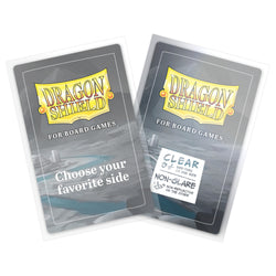 Dragon Shields: Board Game Sleeves -  Clear, European Standard (59x92mm / 100 Count)