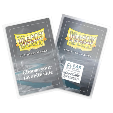 Dragon Shields: Board Game Sleeves -  Clear, European Standard (59x92mm / 100 Count)