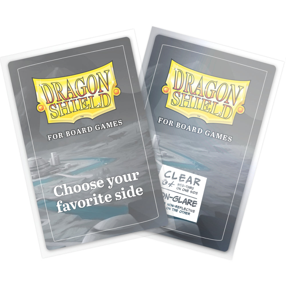 Dragon Shields: Board Game Sleeves -  Clear, Extra Large (65x100mm / 100 Count)
