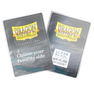 Dragon Shields: Board Game Sleeves - Clear, Grand Standard (88x126mm / 100 Count)