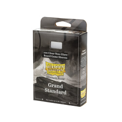 Dragon Shields: Board Game Sleeves - Clear, Grand Standard (88x126mm / 100 Count)