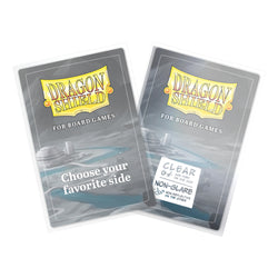 Dragon Shields: Board Game Sleeves -  Clear, Oversize (80x120mm / 100 Count)