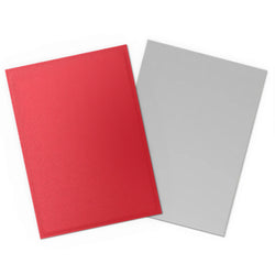 Dragon Shields: Matte Dual Sleeves - Crimson & Silver (100 Count)