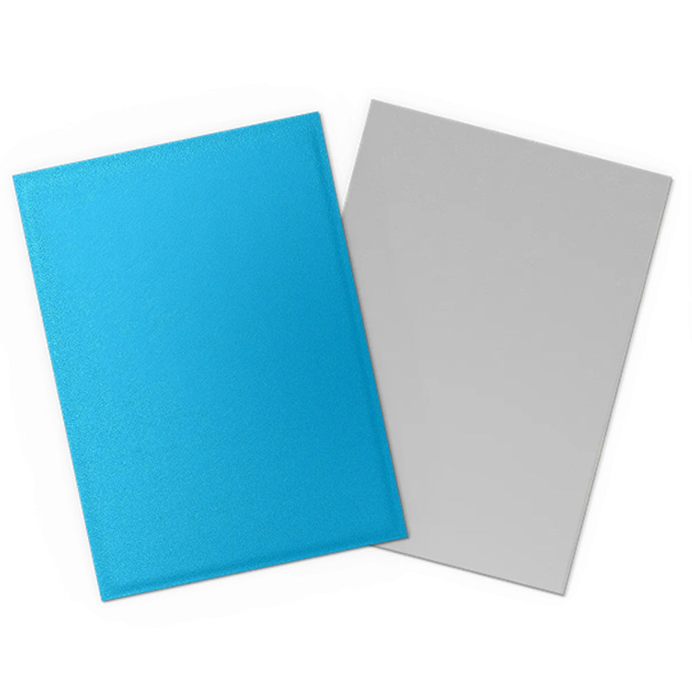 Dragon Shields: Matte Dual Sleeves - Sky Blue & Silver (100 Count)