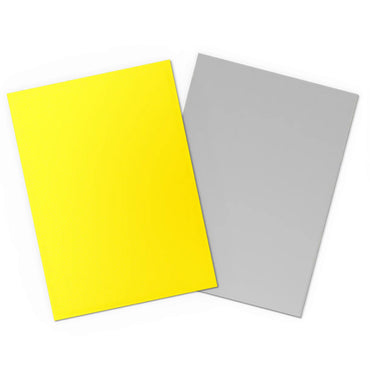 Dragon Shields: Matte Dual Sleeves - Yellow & Silver (100 Count)