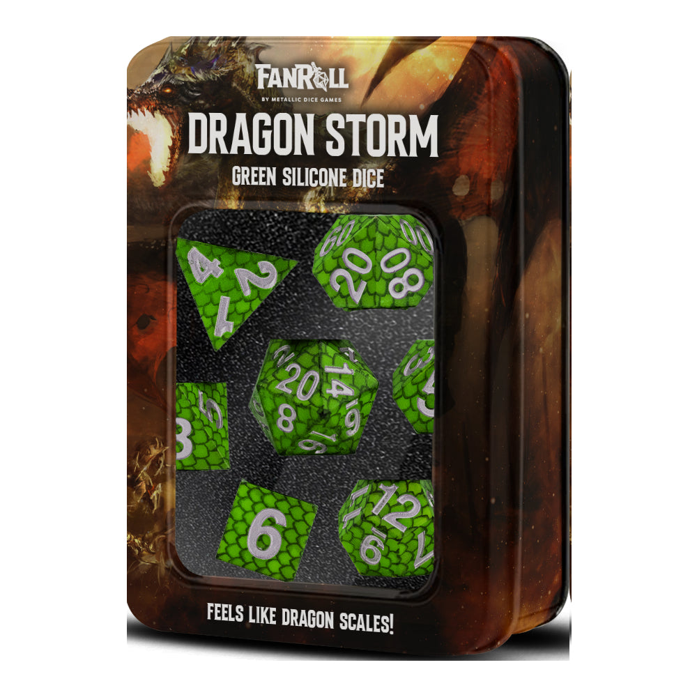 Silicone Dice: Dragon Storm: Green