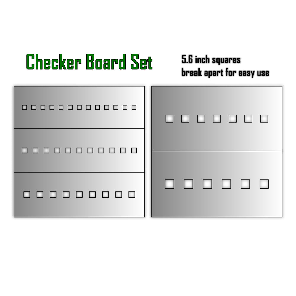 Death Ray Designs: Airbrush Stencils - Checker Board