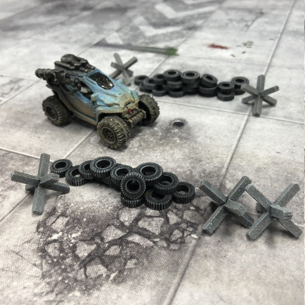 Gaslands: Death Rally Scenario Starter Terrain Pack (Death Ray Designs)