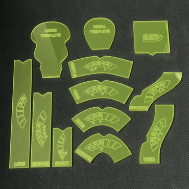 Gaslands: Death Rally Widgets - Clear Fluorescent Green (Death Ray Designs)