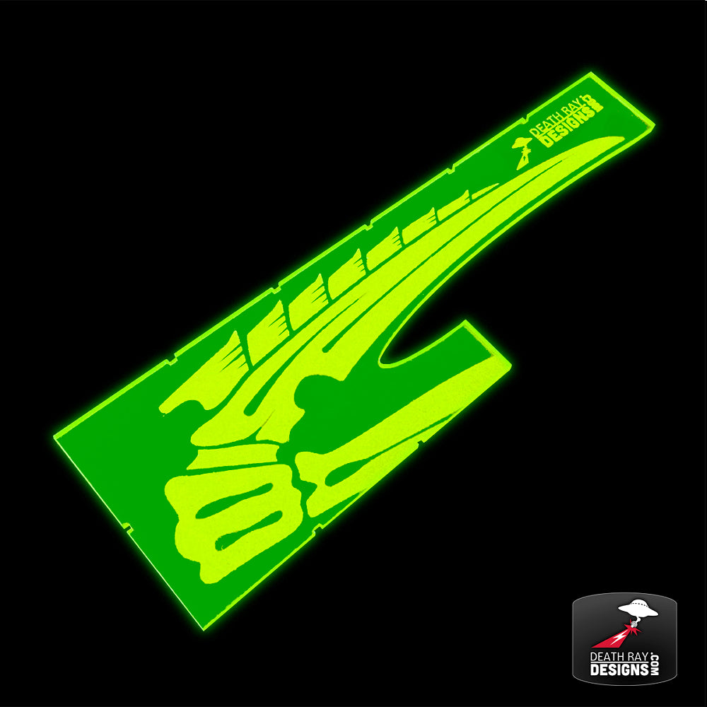 Death Ray Designs: Movement Widget - Deadly Talon (Clear Fluorescent Green)