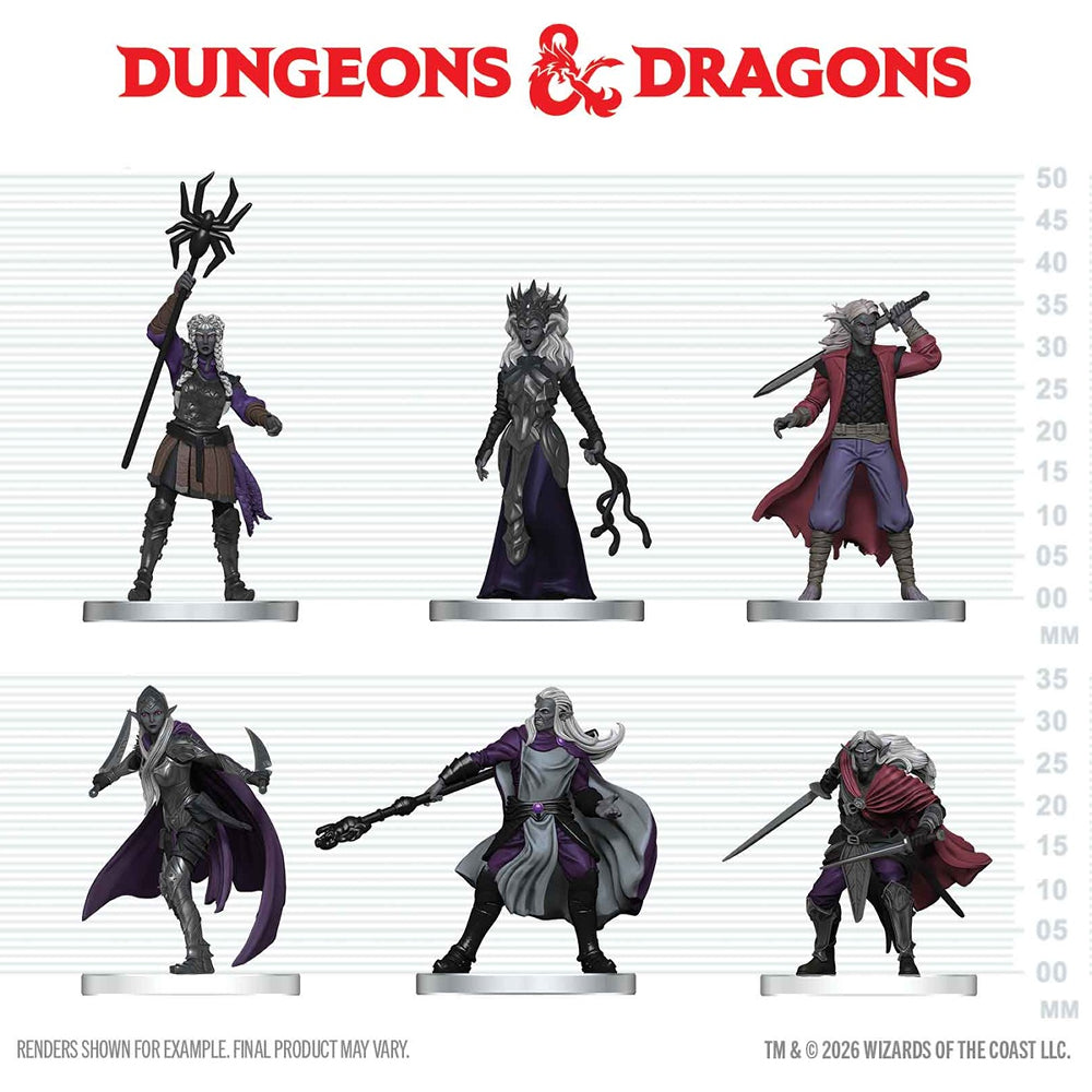 D&D Minis: Drow Warband (Prepainted)