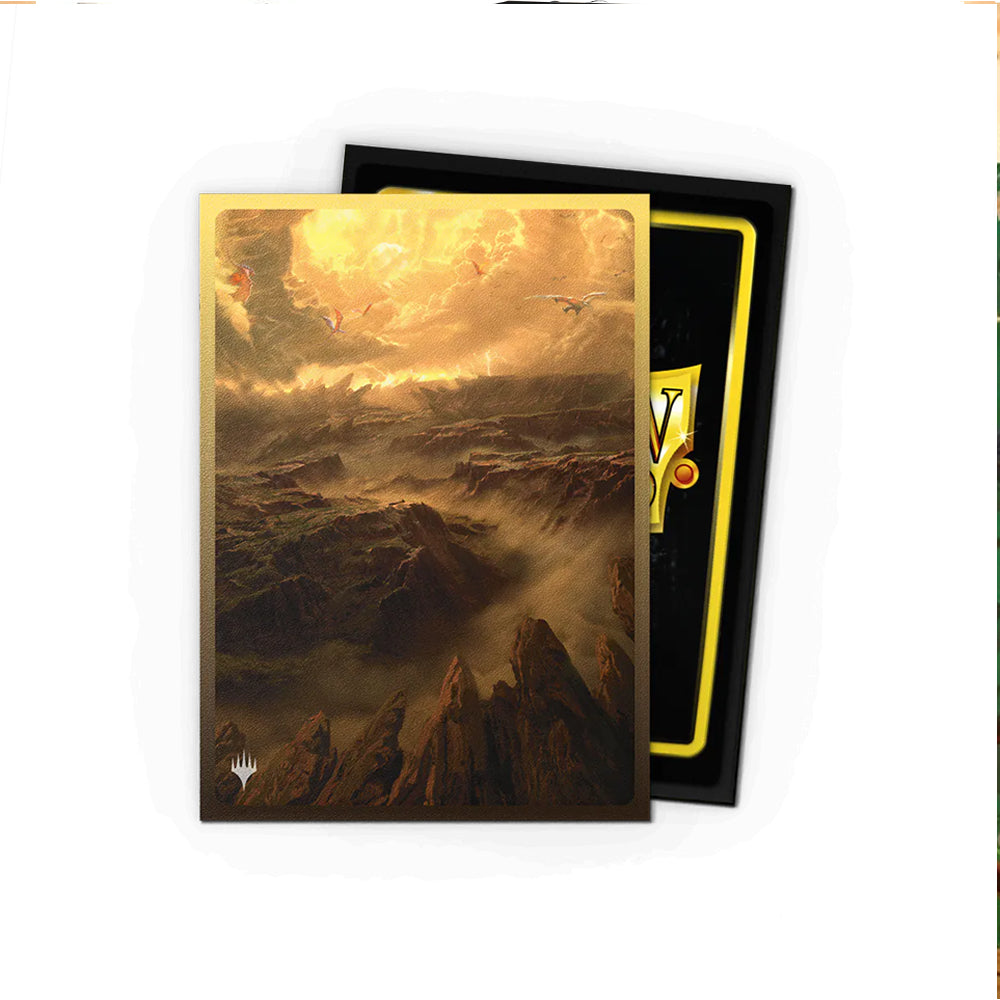 Dragon Shields: Matte Dual MTG Landfall Series - Arid Mesa (100 Count)